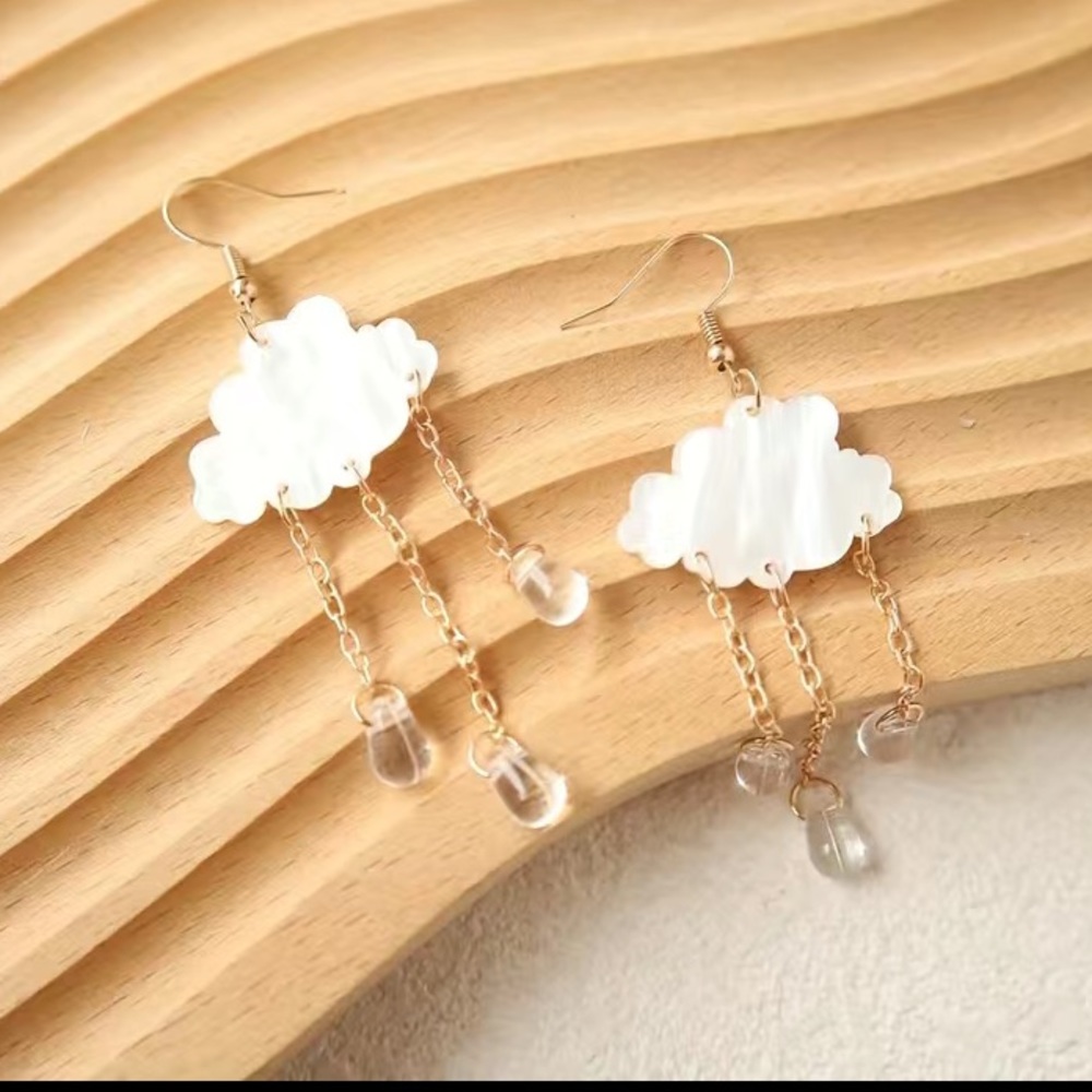 NEW Raining Cloud earrings! - Picture 10 of 15